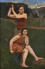 Colin Watson, The Pathway, oil on canvas