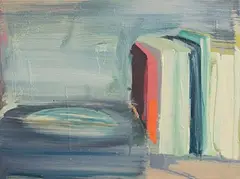 Diana Copperwhite, Closed Books, 2008, oil on canvas