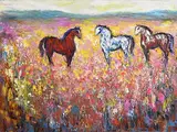 Declan O'Connor, Clannad, oil on canvas