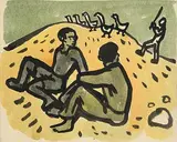 Gerard Dillon, Christmas Card from the artist to Dan O'Neill