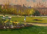 Liam Treacy, St. Stephen's Green (Morning Paper)