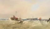 Edwin Hayes, Fishing Boats off the Coast