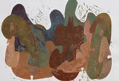 Sonja Landweer, Composition, mixed media on paper
