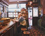 Trevor McElnea, The Long Hall Bar, Dublin, oil on canvas