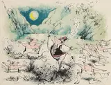 Ronald Searle, Swine Lake, limited edition lithograph - H.C from an edition of 680 - published by RS, Paris