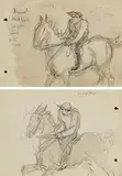 At the Start by Jack Butler Yeats, watercolour and pencil, sold May 2020