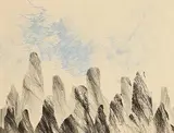 Patrick Scott, Chinese Landscape, watercolour and ink
