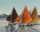 Ivan Sutton, Galway Hookers, Roundstone Bay