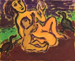 Eileen Cooper, The Egg, 1992, oil on canvas