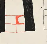 William Scott, Abstract Composition, 1964, pastel on paper