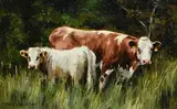 Mark O'Neill, Beside Mother, 2017, oil on board