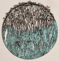 Liam Butler, The Forest, unique bronze and copper