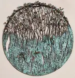 Liam Butler, The Forest, unique bronze and copper