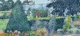 Victor Richardson, The Country Garden, 1992, pastel