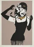Eelus, Tiffany for Breakfast, 6 colour screen print - numbered 68 from an edition of 200