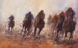 Ricardo Valbuena, Galloping Force, 2006, oil on canvas