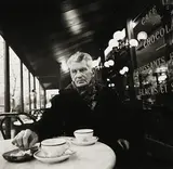 Samuel Beckett Seated in Cafe, Paris by John Minihan, 1985, silver gelatin print - number 78 from an edition of 100, sold May 2020