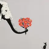 István Orosz, Love Hurts, limited edition lithograph - numbered 82 from an edition of 100