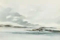 Approaching Storm by Phyllis del Vecchio, watercolour, sold May 2020
