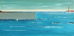 William Evesson, Shelly Banks, oil on canvas
