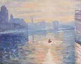 James O'Halloran, Ringsend Basin, Morning Haze