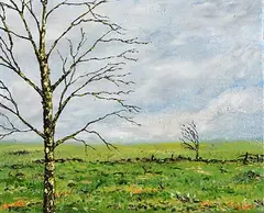 Pauline Walsh, Windswept, oil on canvas