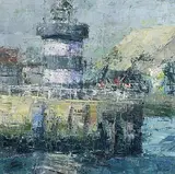 Aidan Bradley, Howth Head Lighthouse, 2011, oil on board