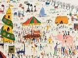 Simeon Stafford, The Pink Elephant Ride, oil on canvas