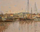 Liam Treacy, Evening Glow, Arklow Harbour