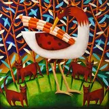 The Honour Guard by Graham Knuttel, oil on canvas, sold Apr 2020
