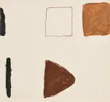 William Scott, Abstract Composition, 1964, pastel on paper