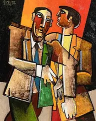 Geoffrey Key, Excuse Me, 2012, oil on canvas