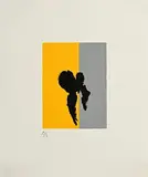 Robert Motherwell American, Paris Suite II, Summer, 1980, lithograph in colours - artist's proof aside from a numbered edition of 50