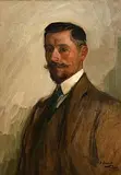 Sir John Lavery, Portrait of Walter Burton Harris