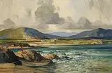 Breezy Day, Bunbeg, Co. Donegal by Maurice Canning Wilks, oil on canvas, sold Apr 2020