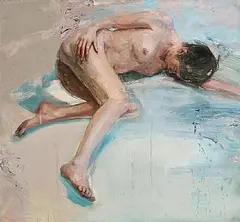 Night Painting 4 by Colin Davidson, 2016, oil on canvas, sold Apr 2020