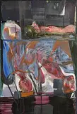 Brian Maguire, Two Views of Lovers (1988/'99), oil on canvas