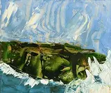 Charles Brady, Waterford Coast, 1959, oil on board