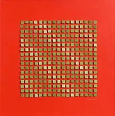 Peter Monaghan, Wave II, 2002, mixed media on board