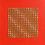 Peter Monaghan, Wave II, 2002, mixed media on board