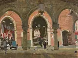 Ken Howard, The Fish Market Venice