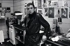 John Minihan, Francis Bacon in his Studio Home, London, 1984, silver gelatin print - number 1 from an edition of 6