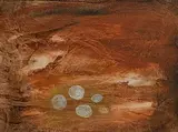 Anne Yeats, Still Life with Cloth IV, 1976, oil on paper