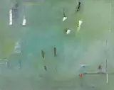 Mike Fitzharris, Harbour, 2000, oil on board