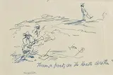 There's a Poet on the Heath Brother by Jack Butler Yeats, pen & ink, sold Mar 2020