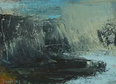 Donald Teskey, Storm Over Downpatrick Head II, 2000, acrylic on paper