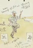 Dancing for the Joy by Jack Butler Yeats, watercolour and pencil, sold Mar 2020