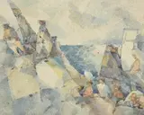 Colin Middleton, Dhu Varren, Portrush, watercolour