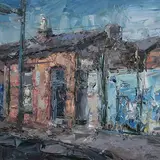 Aidan Bradley, North Strand Cottage, 2008, oil on board