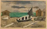 Georges Braque, La Barque de Peche, 1959, lithograph from an edition of 970 copies published and printed by Editions D'Art Du Lion in France
